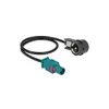Antennenkabel FAKRA Z auf ISO Stecker RG-174 30cm schwarz Produktbild-Vorschau 1