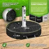 tillvex® Granit Sonnenschirmständer mit Rollen & Produktbild-Vorschau 2