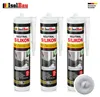 Isolbau Neutralsilikon 3 x 300 ml Fenstergrau Natursteinsilikon Dichtstoff Fugen Produktbild-Vorschau