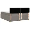 Boxspringbett mit Matratze Taupe 200x200 cm Stoff Produktbild-Vorschau 8