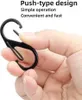 20 Stück S Schlüsselkarabiner Karabiner, 30mm Schwarz Mini Produktbild-Vorschau 5