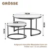 MODFU Runder Couchtisch,Satztische,2-in-1 Produktbild-Vorschau 8