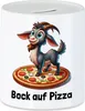 Bock Auf Pizza Spardose Ziegenliebhaber Pizzaliebhaber Produktbild-Vorschau 1