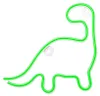 Neon LED dinosauro decorazione da parete verde 23,5x24,5 cm Anteprima dell’immagine prodotto 2