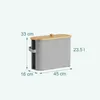 Relaxdays Toilettenpapier Aufbewahrung, 12 Rollen, HxBxT: Produktbild-Vorschau 4