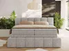 MKS MEBLE Boxspringbett 200 x 200 mit bettkasten NIRA KING, Produktbild-Vorschau 3