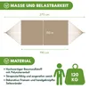 KRUMAD Amaca da esterno stile Boho 190x150 cm Beige Portata Anteprima dell’immagine prodotto 3