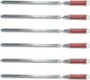 6 X Stabile Edelstahl Grillspiesse mit Holzgriff - 60 cm Produktbild-Vorschau 3