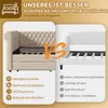 A comparison of two beds, highlighting the features of one over the other. Voir les images du produit