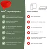A marketing image comparing a product with other products, highlighting its features with checkmarks and listing disadvantages of other products with crosses. Produktbild-Vorschau