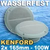 Haut-parleurs encastrés Kenford 50W 8 blanc 1 paire Voir les images du produit 3