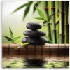 Leinwandbild Steine Zen 40x40 Feeby Grün bild für die wand Produktbild-Vorschau 3