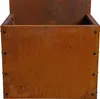 Sichtschutz Rost Metall Gartenzaun 150x50cm Hochbeet Produktbild-Vorschau 4