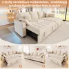 Merax L-förmiges 4-Sitzer Ecksofa Schlafsofa mit Produktbild-Vorschau 8