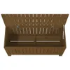Gartentruhe Honigbraun 108x42,5x54 cm Massivholz Kiefer Produktbild-Vorschau 7