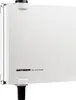 A white DVB-T2 outdoor antenna with black and white connectors. Produktbild-Vorschau