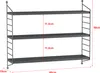 Modulares Wandregal Strängnäs Metallregal Dunkelgrau Produktbild-Vorschau 4