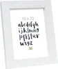 Deknudt Bilderrahmen, weiß, Holz, 20x28 cm, Modell S45PK Produktbild-Vorschau 1