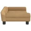 vidaXL Hundebett Braun 70x48x22 cm Samt Produktbild-Vorschau 4