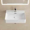 HOROW Lavabo da 50 cm Lavabo a parete Lavabo sospeso in Anteprima dell’immagine prodotto 1