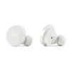 Two white Denon in-ear headphones are shown against a white background. Produktbild-Vorschau