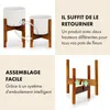 Fox & Fern Porte Plante Interieur, Support de Plantes en Voir les images du produit 5