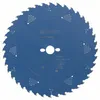 A blue circular saw blade with white decorative lines and text. Produktbild-Vorschau