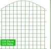 NewHabitat | 10x Teichzaun Steckzaun aus Metall Grün Produktbild-Vorschau 1
