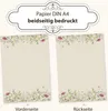 TATMOTIVE Wildblumen 25 Sets Briefpapier mit Umschläge, Produktbild-Vorschau 3