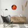 Wanduhr - Rund - Glasuhr - Frau Flammen Illustration - Produktbild-Vorschau 6
