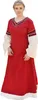 Mittelalterkleid Alvina, rot/natur mit Stickerei - Produktbild-Vorschau 7