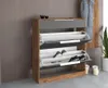 Schuhschrank "Oliva1" Basic, eiche-graphit Produktbild-Vorschau 4