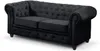 Easy4You Chesterfield Schwarz Set 3-Sitzer + 2-Sitzer Sofa Produktbild-Vorschau 2