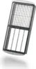 A close-up studio shot of a gray vegetable slicer. Anteprima dell’immagine prodotto