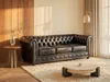 3-Sitzer Sofa aus  CHESTERFIELD- Schwarz Produktbild-Vorschau 2