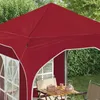 vidaXL Skladací párty stan 192 x 192 x 245 cm bordová Náhľad obrázku produktu 4