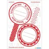 HERMA Deckeletiketten HOME "New Look Rot" 3 Blatt à 2 Produktbild-Vorschau 2