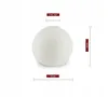 A white spherical lampshade with measurement indicators. Produktbild-Vorschau