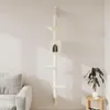 vidaXL Škrabadlo s nástěnným škrabadlem krémové 187 cm Náhled obrázku produktu 1