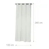 Relaxdays Vorhänge, 2er Set, HxB: 245x135 cm, blickdicht, Produktbild-Vorschau 4