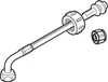 Tubo flessibile corazzato Geberit, raccordo 90G dado 3/8" Anteprima dell’immagine prodotto 3