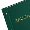 itenga Zeugnismappe A4 mit Schraubverschluss dunkelgrün - Produktbild-Vorschau 3