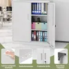 COSTWAY archiefkast, afsluitbaar, 91 cm, metalen kast met Productafbeelding-voorbeeld 7
