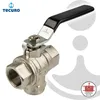 tecuro Messing-Kugelhahn 3-Wege, alls. Innengewinde Rp 3/4 Produktbild-Vorschau 2