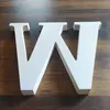 Drewniana litera biała, ok. 20 cm, grubość 1,8 cm, litera W Podgląd zdjęcia produktu 2