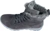 A single gray boot with fur lining is shown against a white background. Produktbild-Vorschau