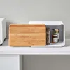 Yamazaki Home Brotkasten weiß Brotkorb Brotbox Brotbehälter Produktbild-Vorschau 1