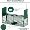 Outsunny Piège Vivant Piège de capture dim. 80L x 25l x 30H Voir les images du produit 6