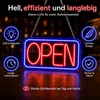 LED Neon Open Schild 42 x 23 cm mit Ein/Aus-Schalter, 12V Produktbild-Vorschau 7
