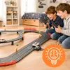 Malplay Autorennbahn 300 cm, 2 Rennwagen 1:43 mit LED, USB, Produktbild-Vorschau 8